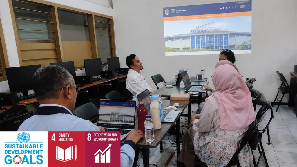 Tim Dosen dan Mahasiswa Animasi UM Kembangkan Video Profil Fakultas Vokasi Berbasis Animasi 2D untuk Media Promosi&nbsp;Digital