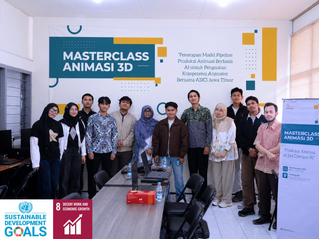 Dosen Animasi UM Gelar Pelatihan Produksi Animasi 3D Berbantuan AI untuk Tingkatkan Daya Saing Animator Jawa&nbsp;Timur